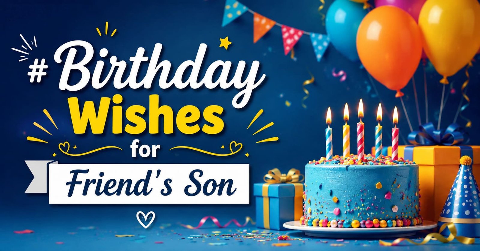 Birthday Wishes for Friend's Son