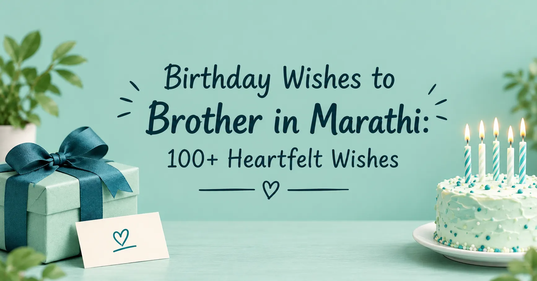 Birthday Wishes to Brother in Marathi: 100+ Heartfelt Wishes