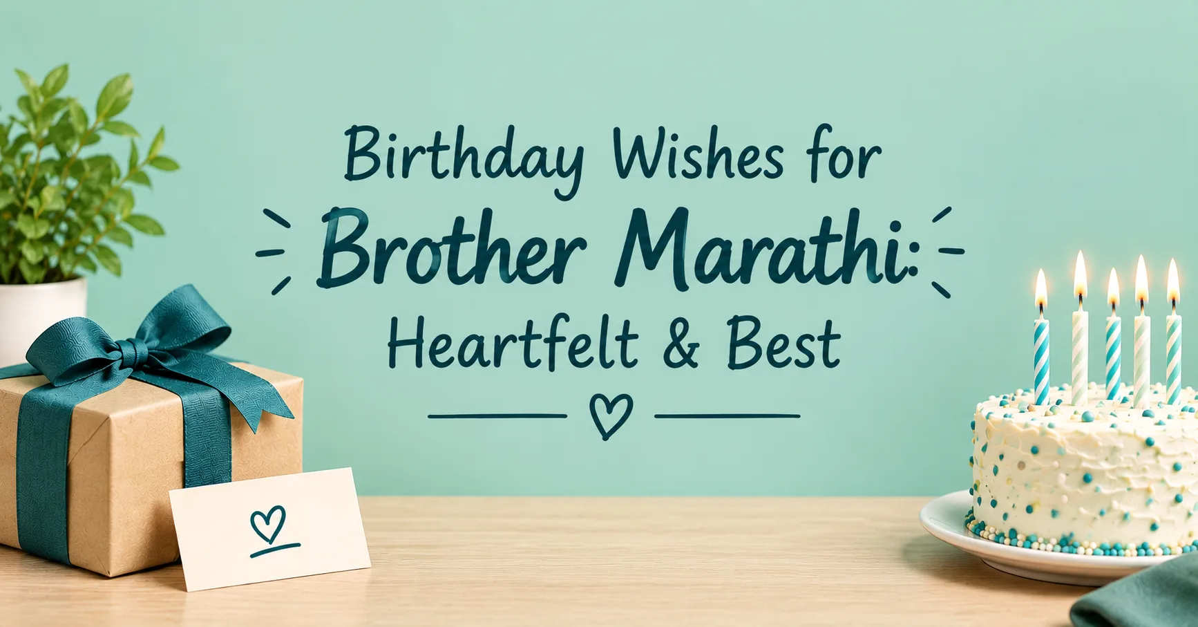 Birthday Wishes for Brother Marathi: Heartfelt & Best