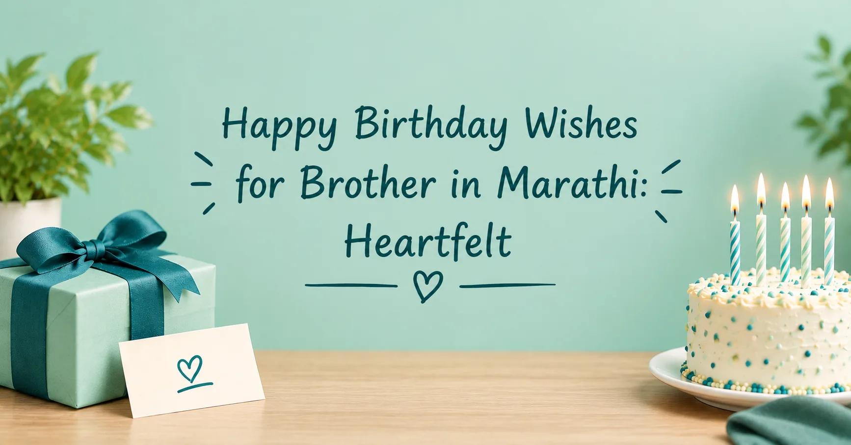 Happy Birthday Wishes for Brother in Marathi: Heartfelt